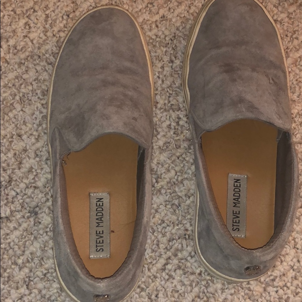 Steve Madden platform slide on sneakers